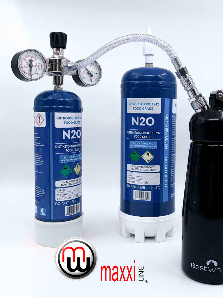 MaxxiWhip N2O cream charger